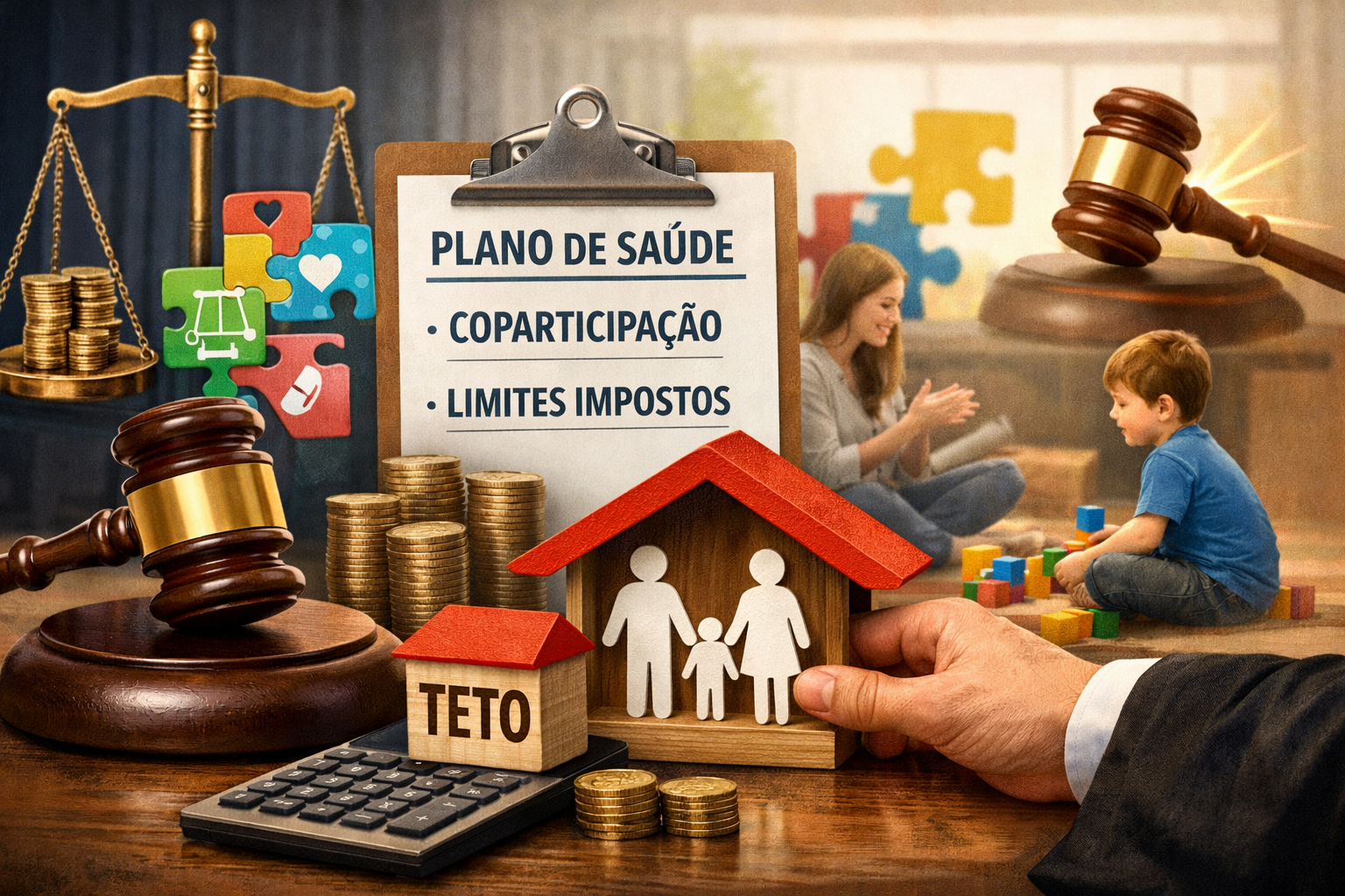 Coparticipação nas terapias de criança com TEA: quando a Justiça pode reduzir e impor um teto
